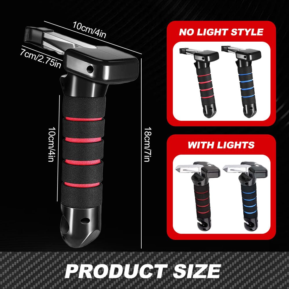 **Upgraded Multifunctional Car Handle Cane for Elderly & Handicapped - Assist Support for Car Door Latch (Blue/Red) - Ideal for Seniors with Mobility Issues & Easy Car Entry/Exit**