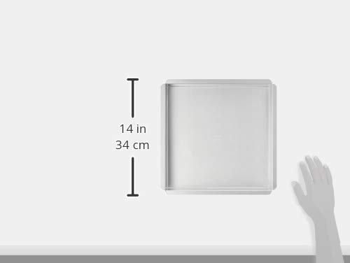 Ateco 12x12 Inch Aluminum Square Cake Baking Pan - Durable & Non-Stick for Perfect Brownies, Sheet Cakes & Bars | Ideal for Home Baking, Parties & Professional Kitchens