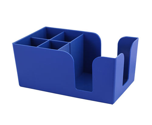5-Compartment Bar Caddy with Multiple Color Options - Perfect for Home Bars, Parties & Kitchen Organization