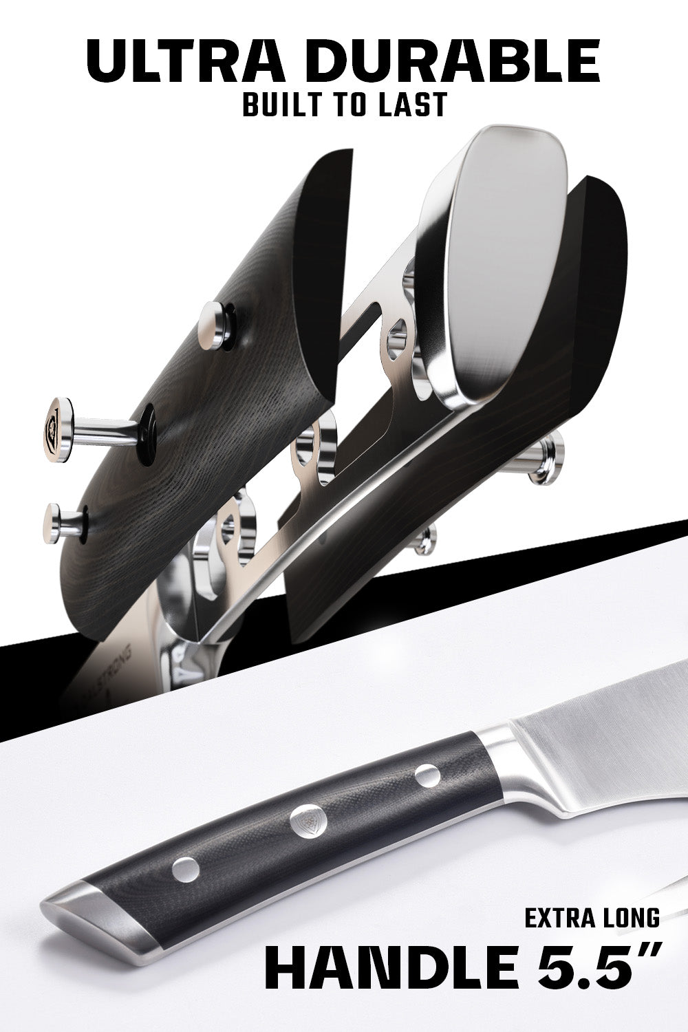 Dalstrong Mini Meat Cleaver Axe 5 - Gladiator Series NSF Certified Kitchen Knife for Chopping, Slicing & Food Prep | Perfect for Home Chefs & Professional Kitchens