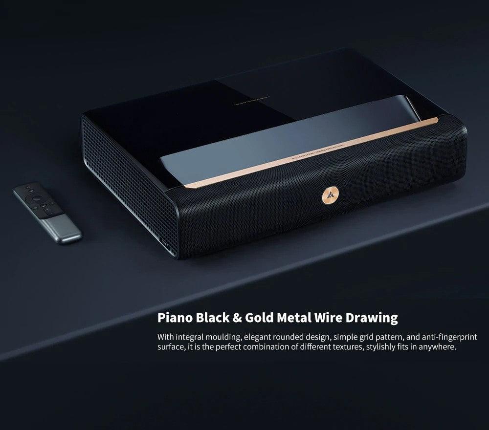Wemax A300 4K Ultra Short Throw Laser Projector - Home Theater & Outdoor Movie Night Projector for Living Room, Gaming & Backyard Entertainment