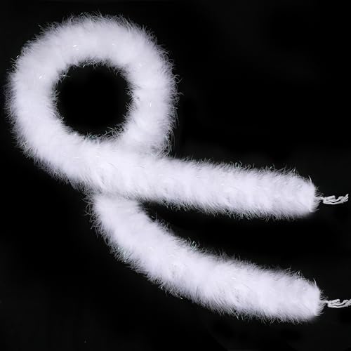 White Rainbow Tinsel