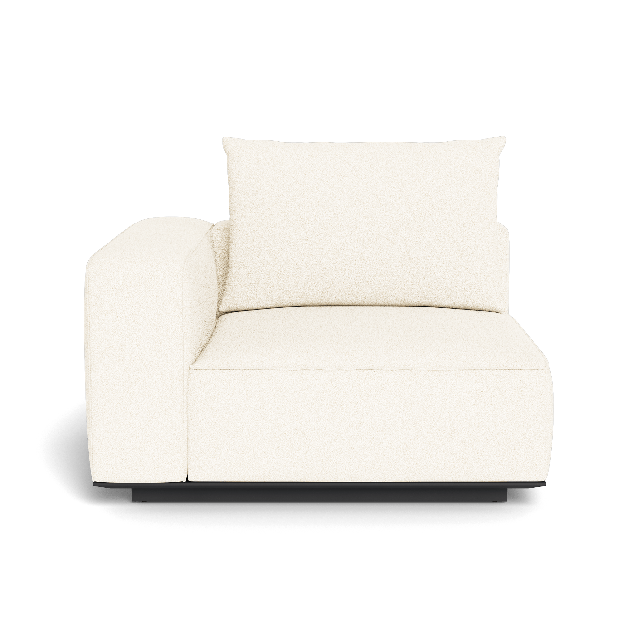 Santorini Outdoor Corner Left Sectional Sofa Set - Waterproof Wicker Patio Furniture for Garden, Poolside, Backyard & Balcony - Comfortable All-Weather Lounge Seating
