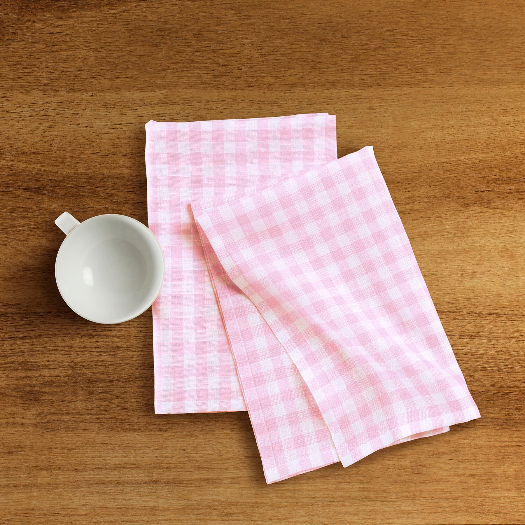 Premium Gingham Kitchen Towels Set of 6 - Absorbent & Durable Cotton Dish Towels for Drying Dishes & Cleaning - Cute Checkered Pattern for Farmhouse, Rustic & Modern Kitchens