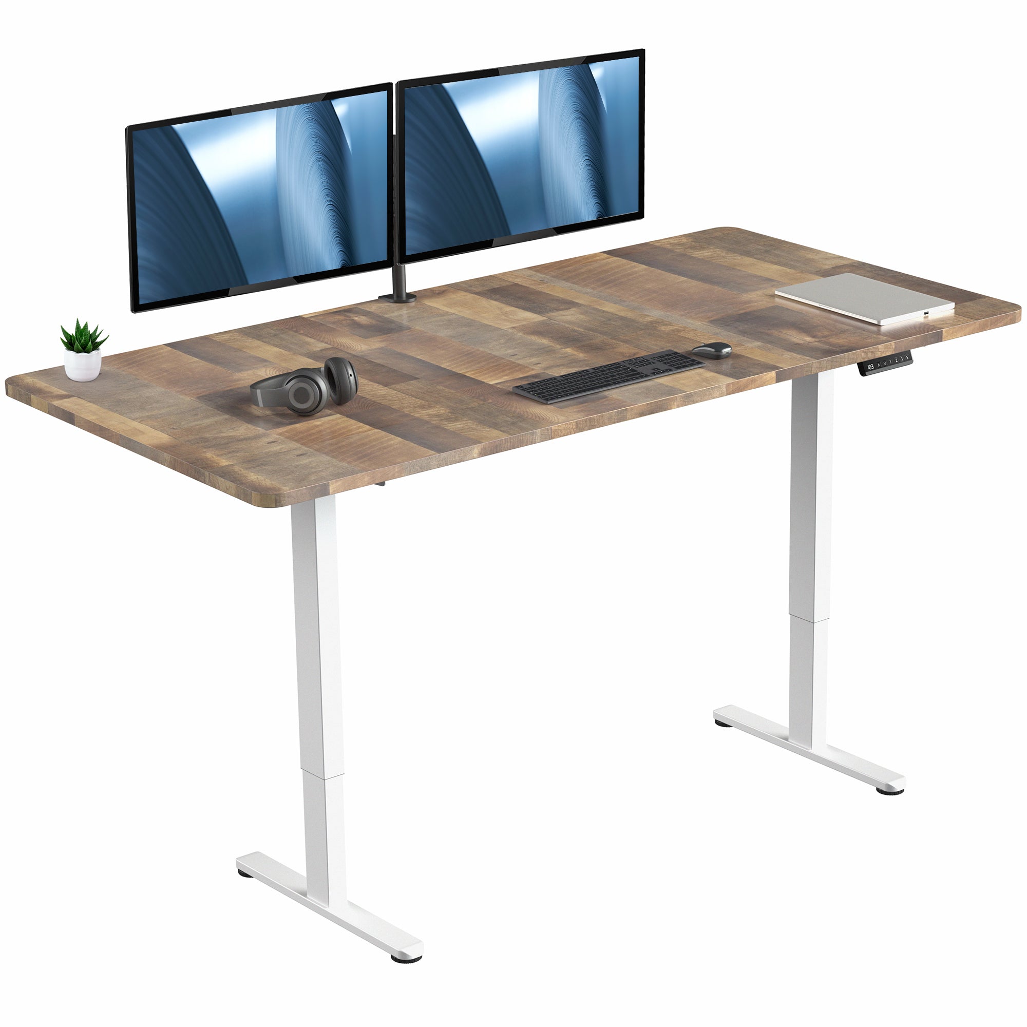 E2 Series 71 x 36 Dual Motor Electric Standing Desk - Adjustable Height Office Desk for Home & Workspace, Perfect for Ergonomics & Productivity