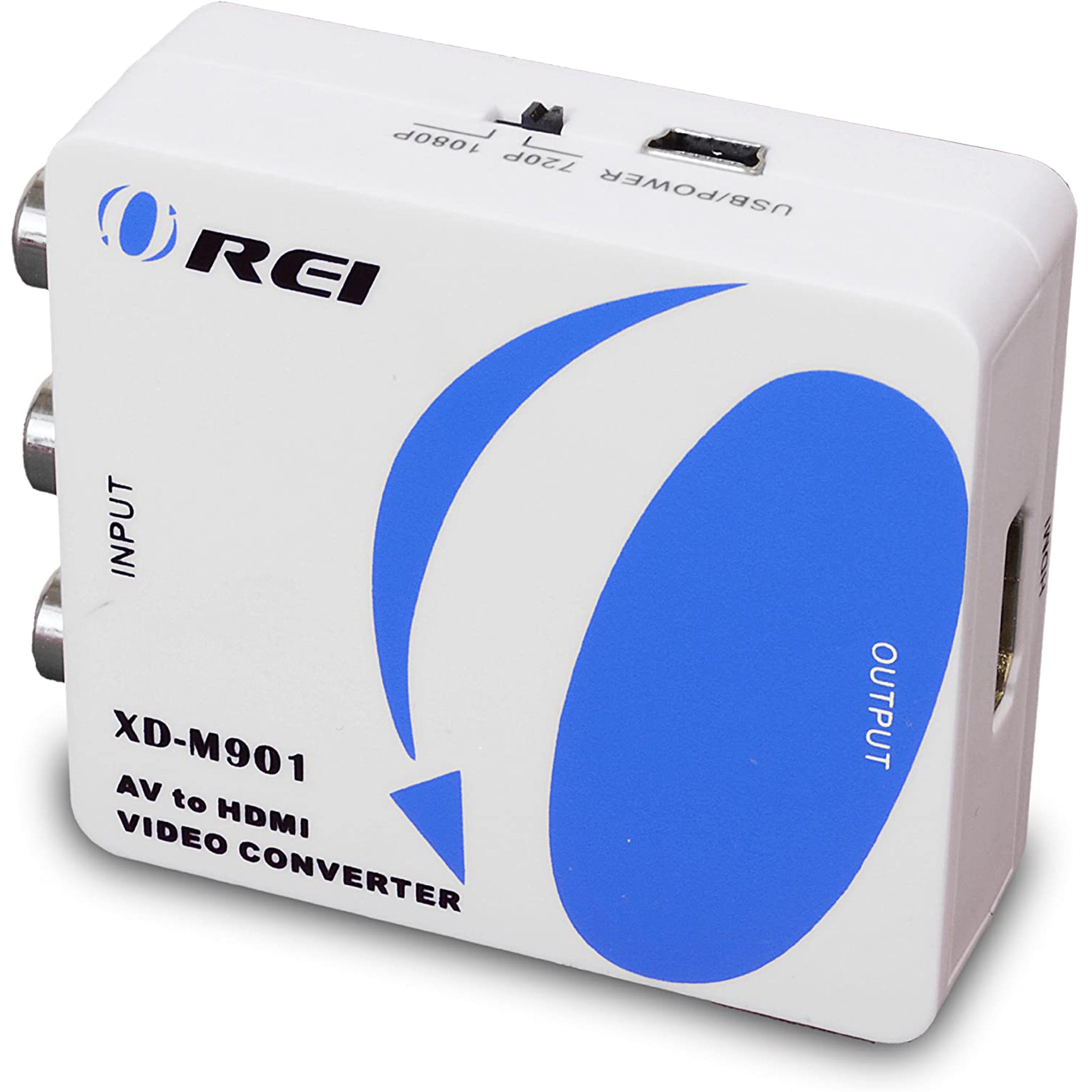 AV Composite RCA to HDMI Video Converter - PAL/NTSC (XD M901) | Upgrade Old Devices to HDTV for Gaming, DVD Players & Security Cameras