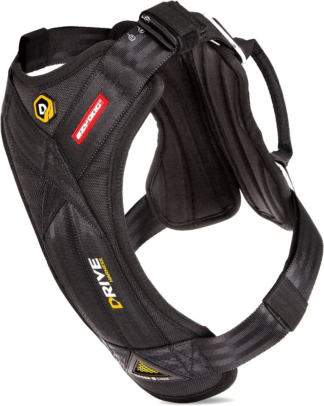 Ezydog Drive Crash Tested Dog Car Harness - FMVSS 213 Certified Adjustable Pet Seat Belt for Safe Travel with Padded Comfort (Medium) - Perfect for Road Trips, Vet Visits & Daily Commutes with Your Dog