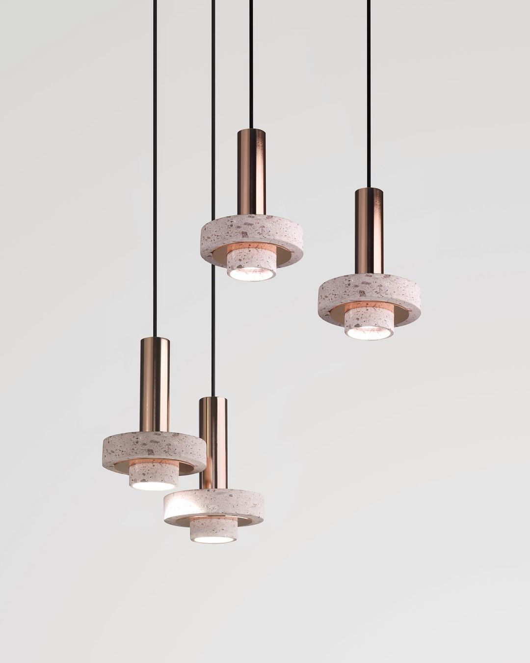 Ambra Pendant Lamp - Modern Hanging Light Fixture for Dining Room, Kitchen, or Living Room Decor - Elegant Glass Ceiling Light with Adjustable Cord