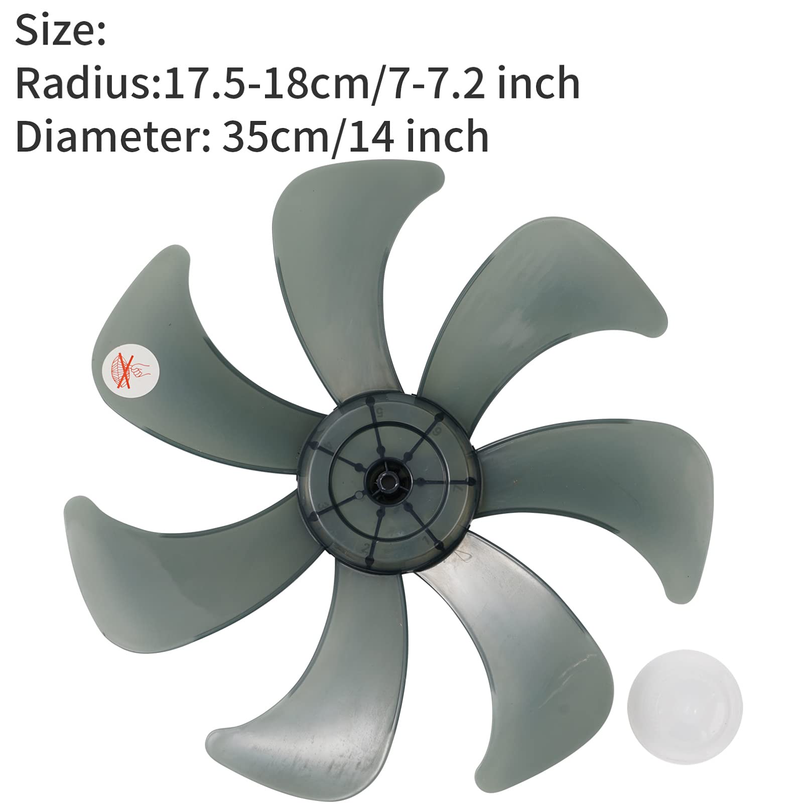 5/7 Blade Universal Replacement Fan Blades for 16