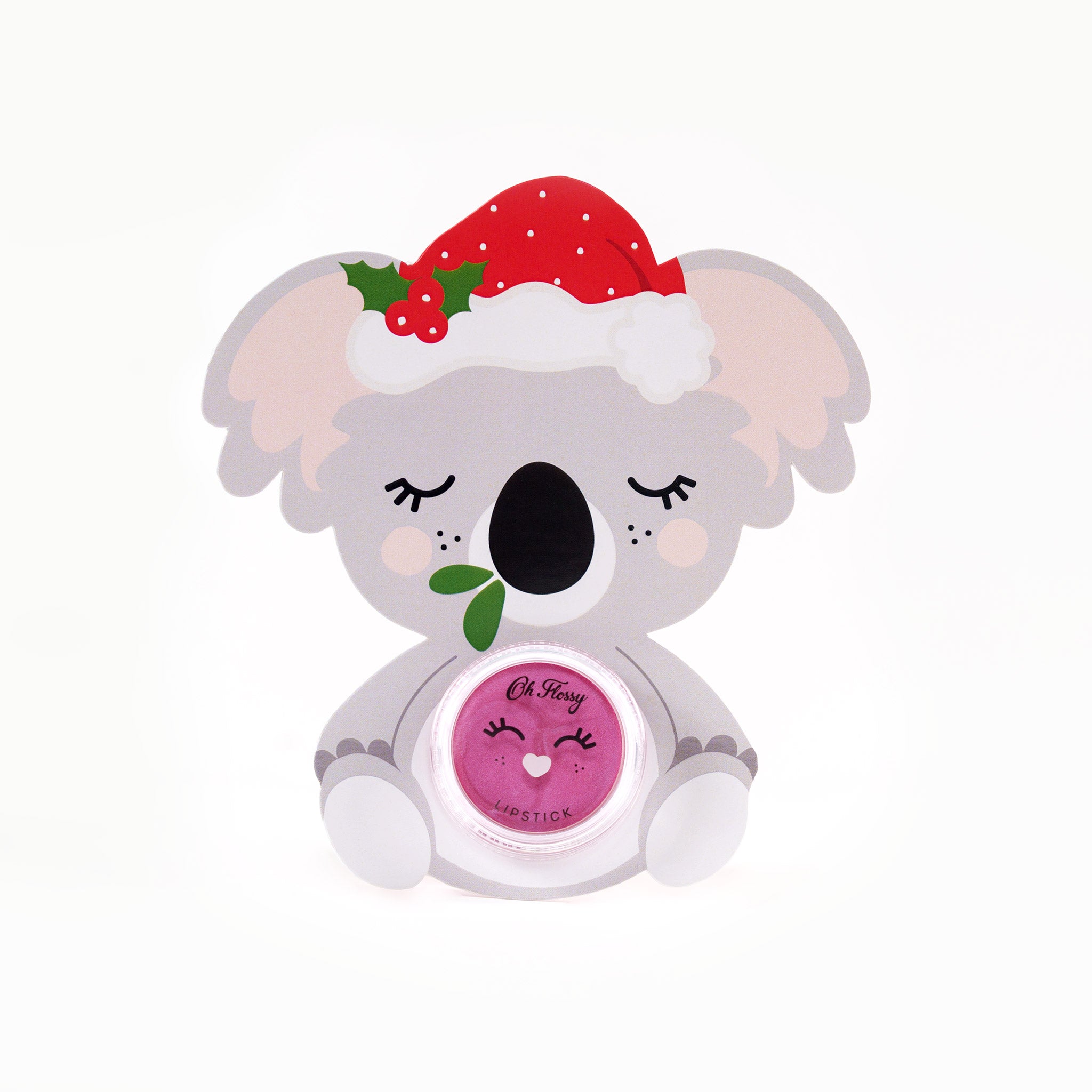 Oh Flossy Lipstick - Long Lasting Matte Lipstick Set, Perfect Stocking Stuffer Gift for Women | Koala Themed Cute Lipstick for Christmas, Birthday, Valentine's Day Gifts | Ideal for Parties, Date Nights, and Everyday Wear