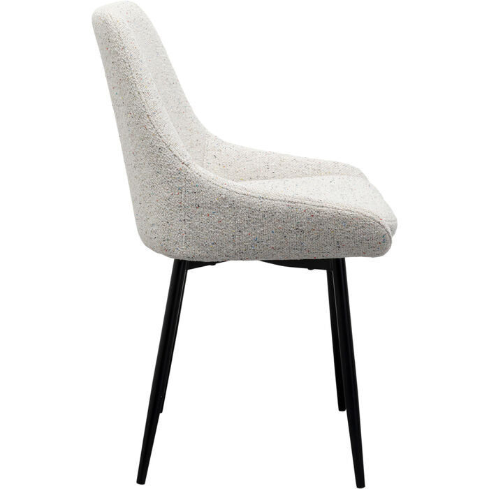 KARE Design East Side Melange Chair - Modern Accent Chair for Living Room, Bedroom & Office Decor