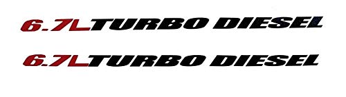 Ram Cummins 6.7L Turbo Diesel Hood Decals - 16.5