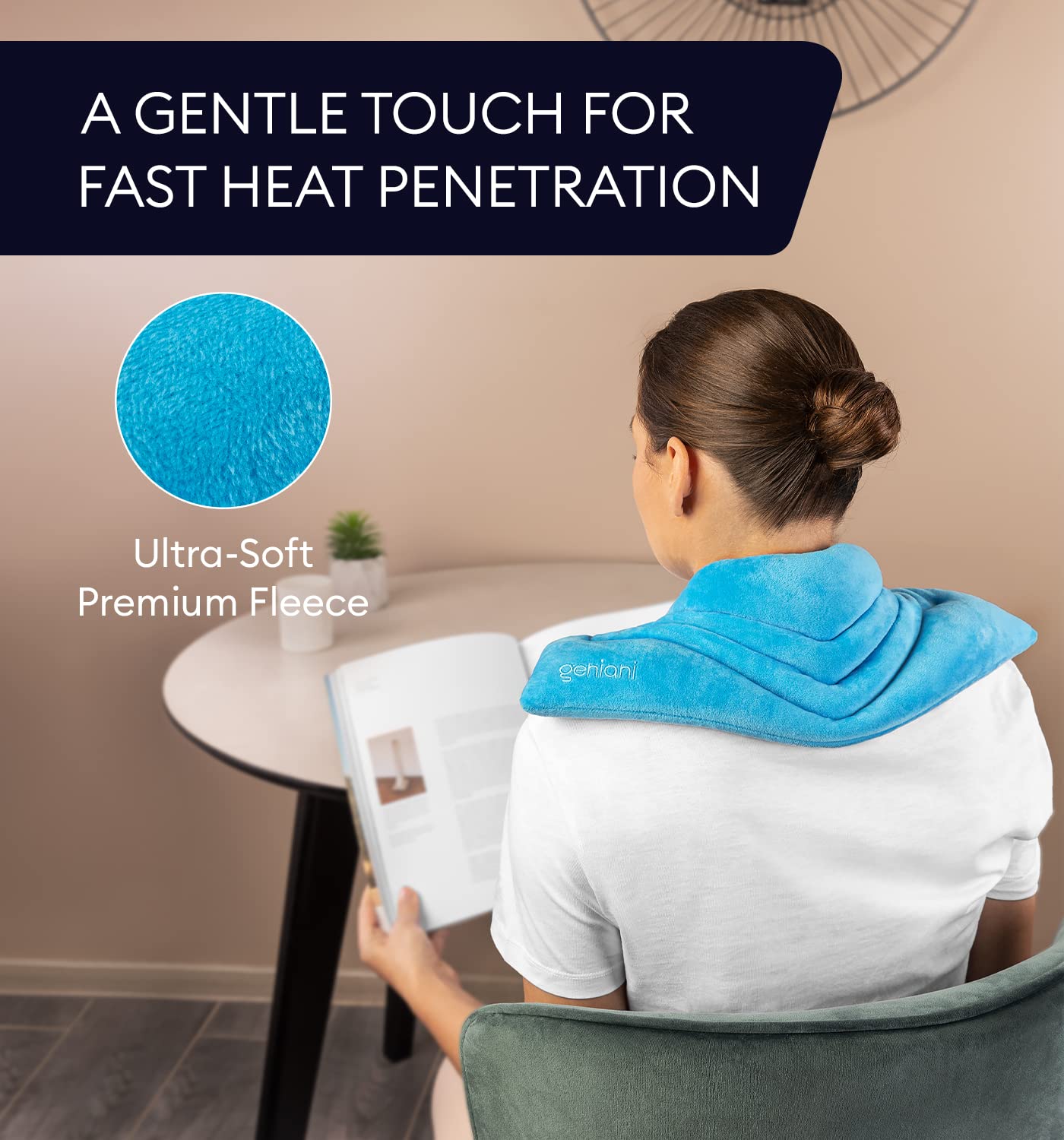 GENIANI Microwave Heating Pad for Pain Relief - 8