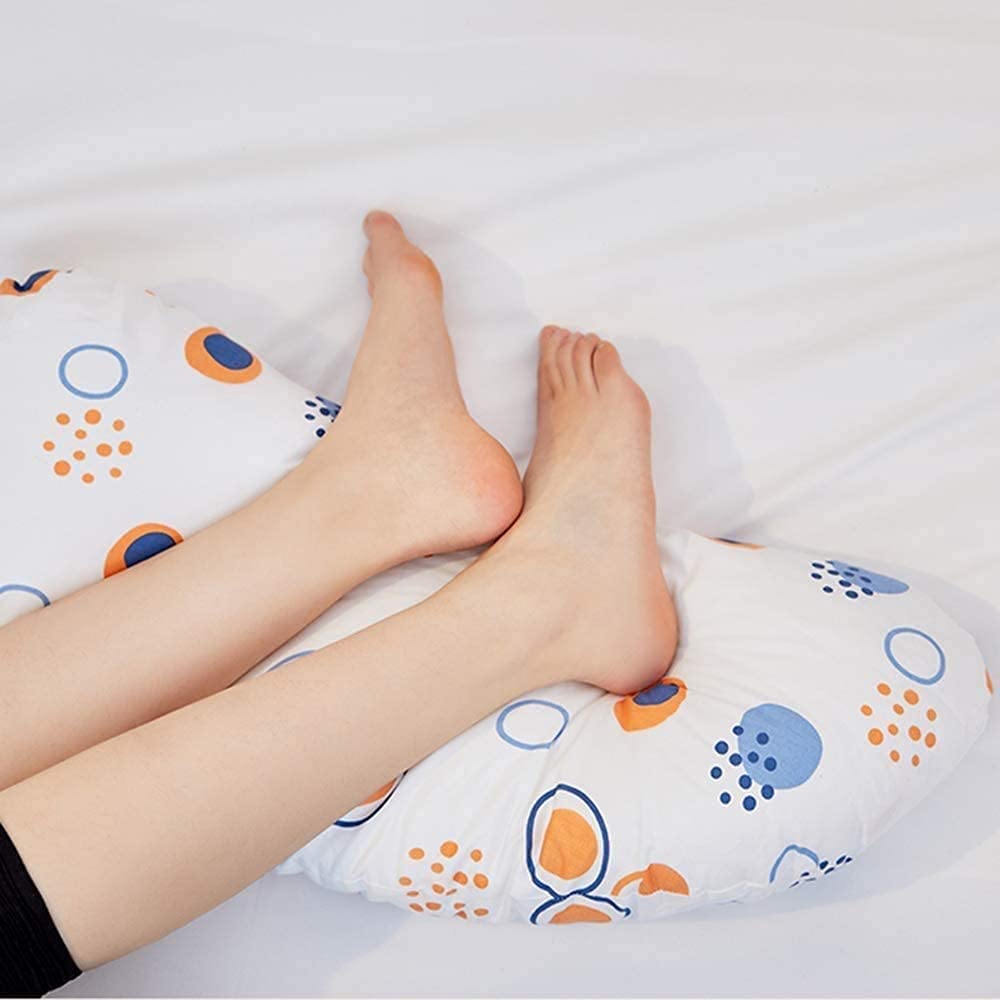 **U-Shaped Pregnancy Pillow for Sleeping – Maternity Support Pillow with Washable & Replaceable Cover, Cuddle Comfort for Muscle Relief – Ideal for Back Pain, Side Sleepers & Pregnancy Comfort**