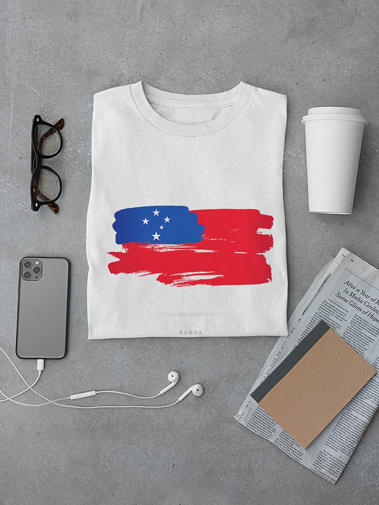Smartprints Samoa Flag Graphic T-Shirt for Men - Patriotic & Stylish Casual Wear for Sports, Travel & Everyday Outfits