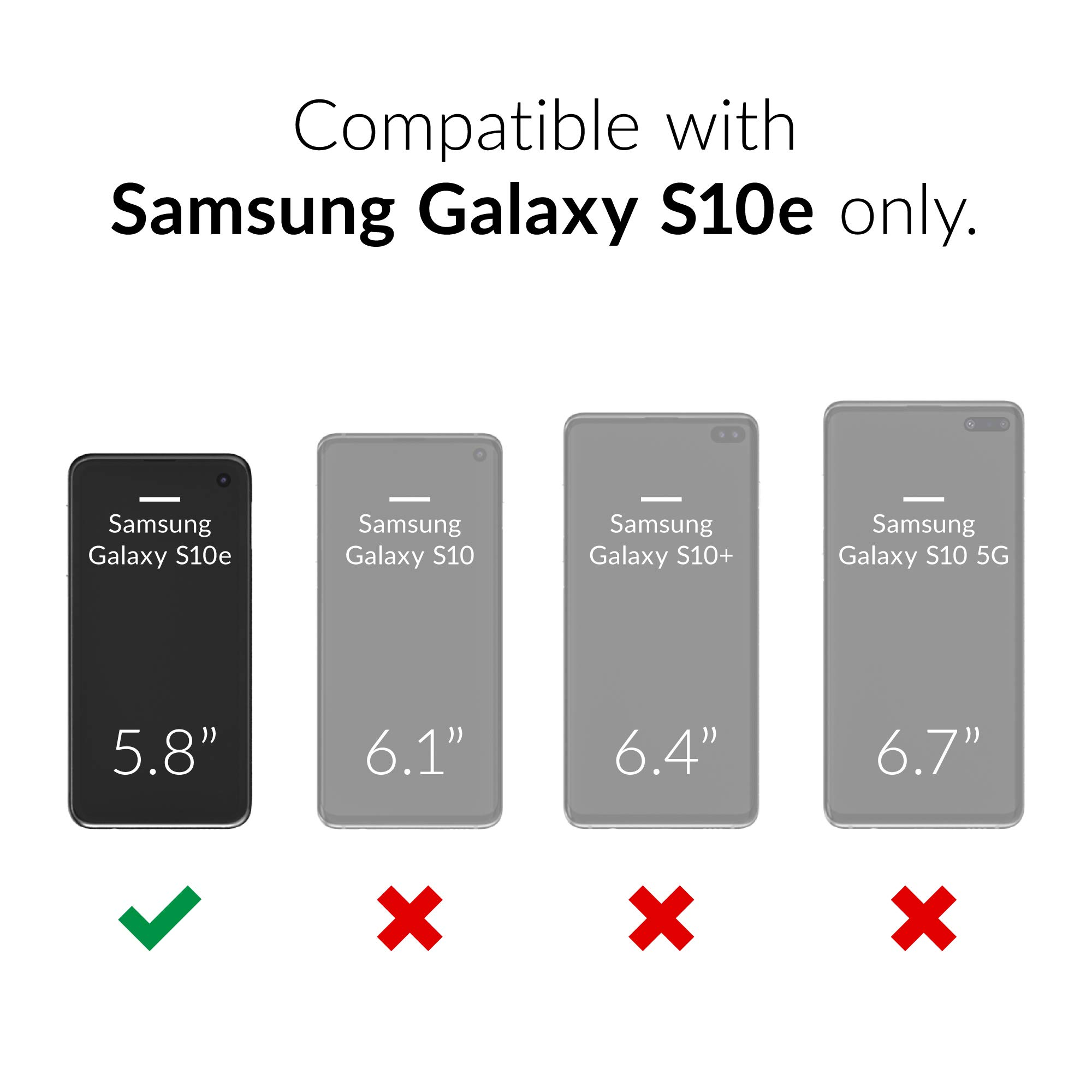 Samsung Galaxy S10e Case with Dual Layer Shockproof Protection - Navy Blue | Heavy Duty Phone Cover for Outdoor, Work & Daily Use