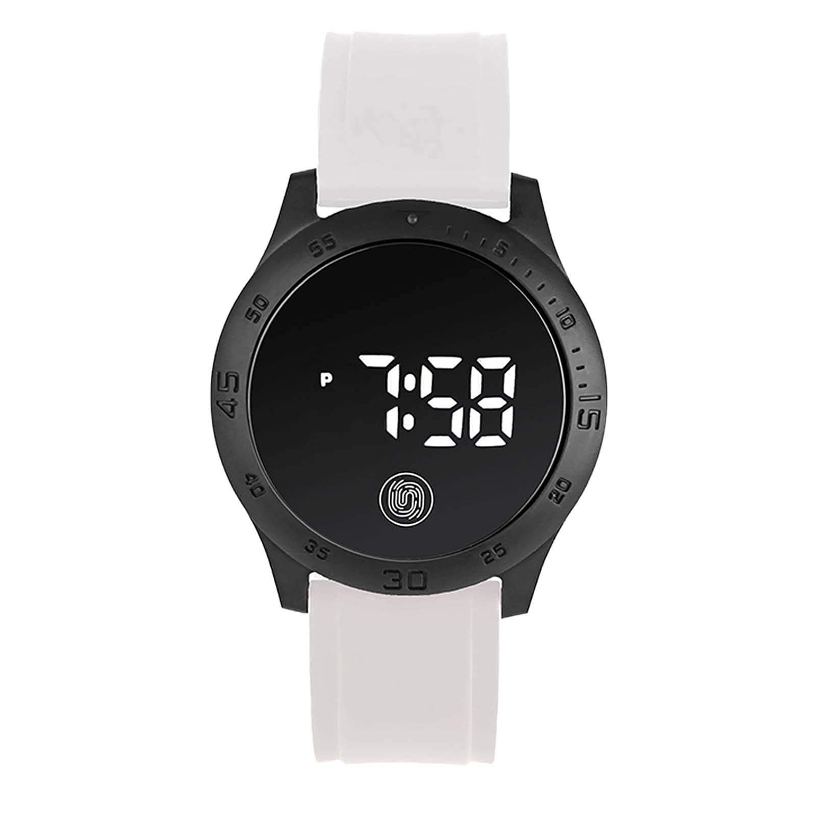 Kinrui Men's Sports Watch - 50M Waterproof Digital Watch with Alarm, Date & Time Display - Unisex Design for Men, Women & Kids - Perfect for Swimming, Running & Outdoor Activities (White)