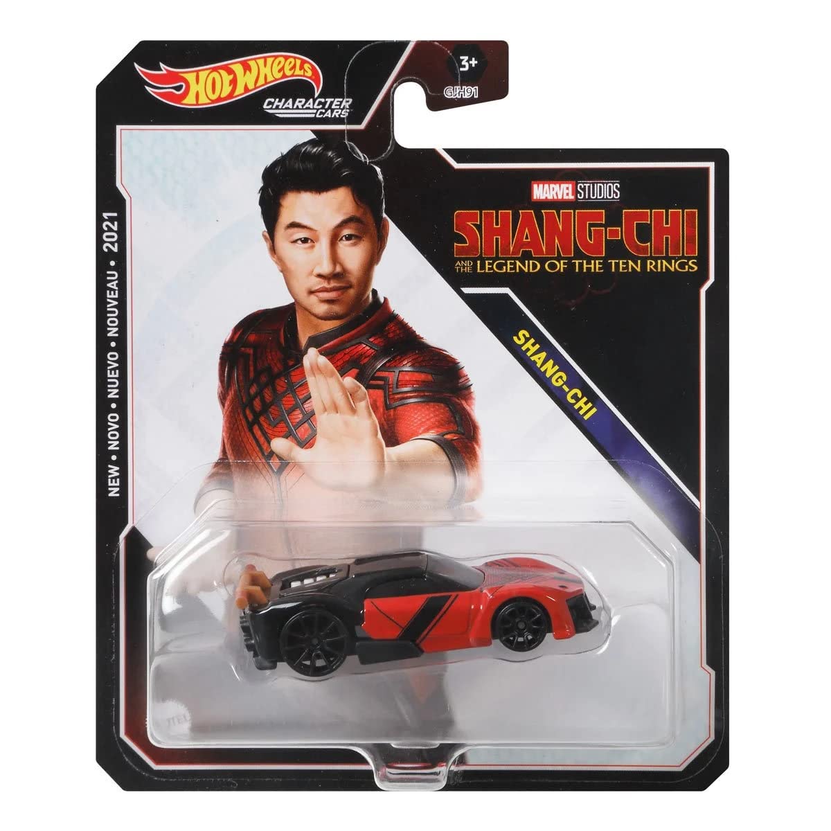 Marvel Hot Wheels Shang-Chi Character Car - 1:64 Scale Die-Cast Toy Vehicle for Kids & Collectors - Perfect for Playtime, Display, and Marvel Fans