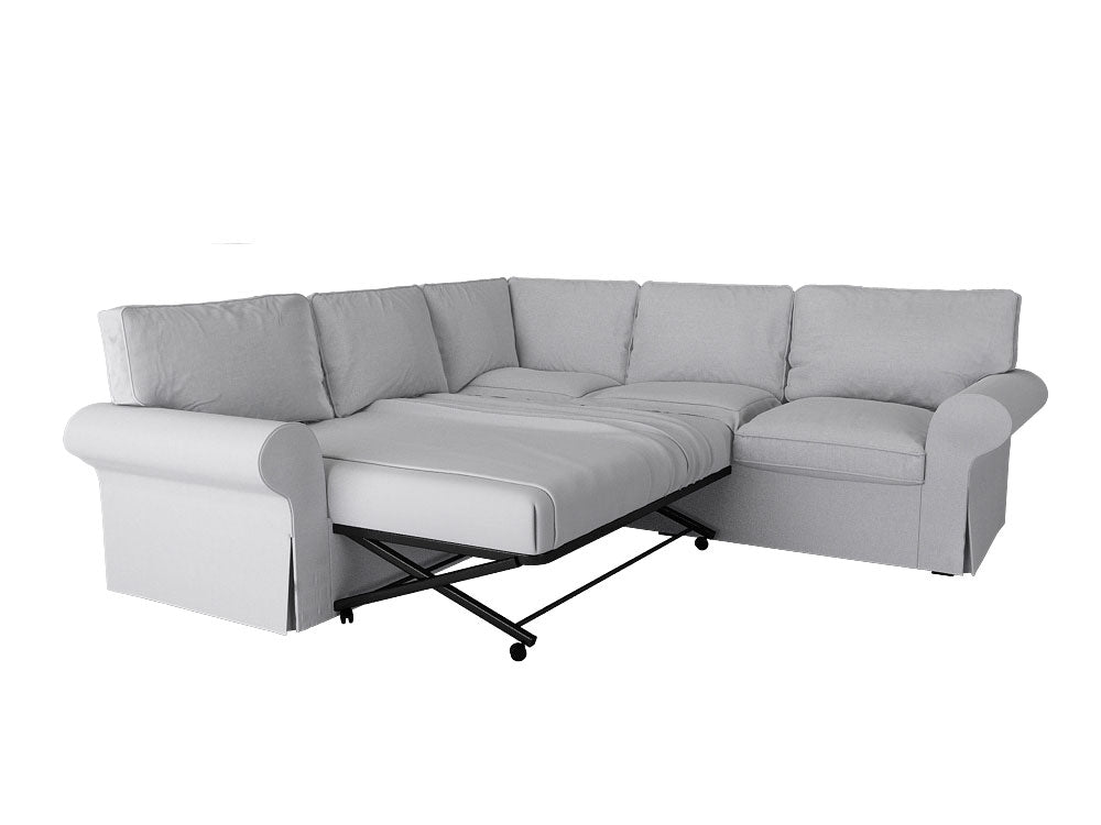 Ektorp Corner Sofa Bed Cover - Washable Slipcover for 2+2 Sleeper Sofa | Perfect for Living Room, Guest Room & Home Decor