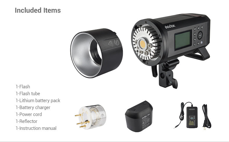 Godox AD600Pro TTL Monolight Strobe Flash - Professional Studio Lighting for Photography, Portraits, and Outdoor Shoots