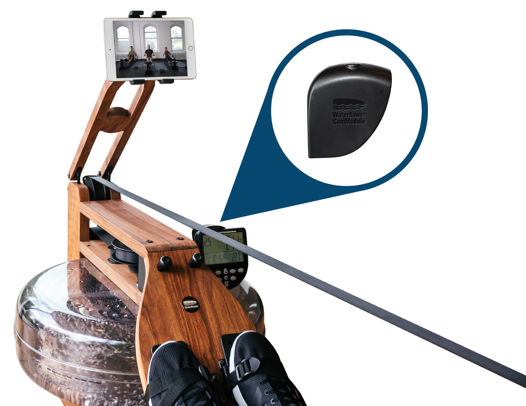 WaterRower Bluetooth ComModule - Wireless Rowing Machine Connectivity for Smart Fitness Tracking | Perfect for Home Gyms & Interactive Workouts