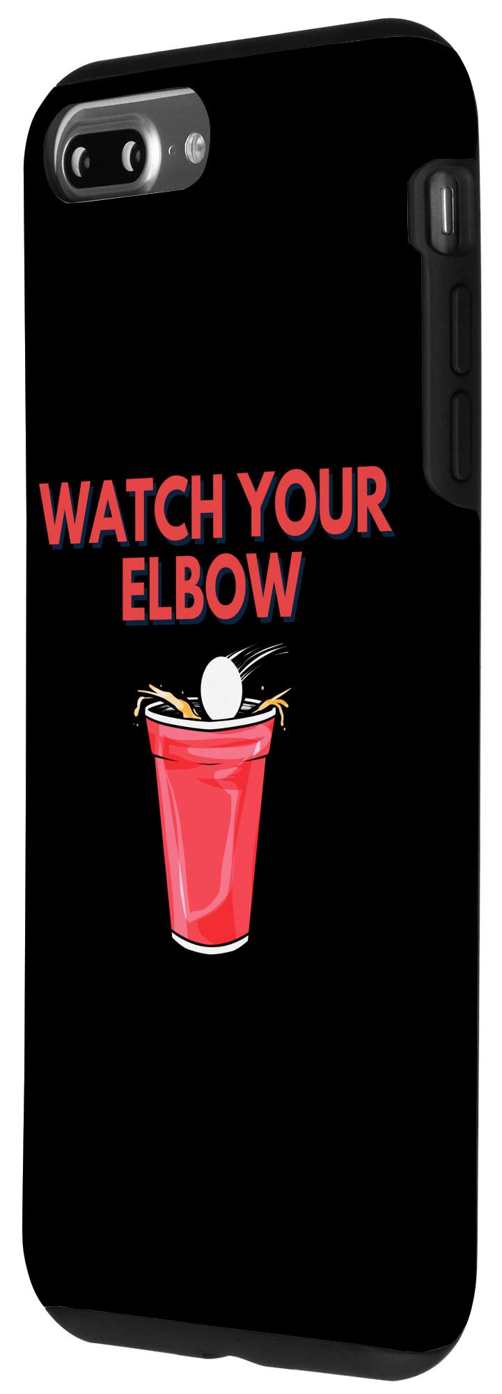 iPhone 7 Plus/8 Plus Shockproof Beer Pong Case - Durable Protective Phone Cover for Parties, Bars & Outdoor Drinking Events - Perfect for Beer Pong Games, Tailgating & Social Gatherings