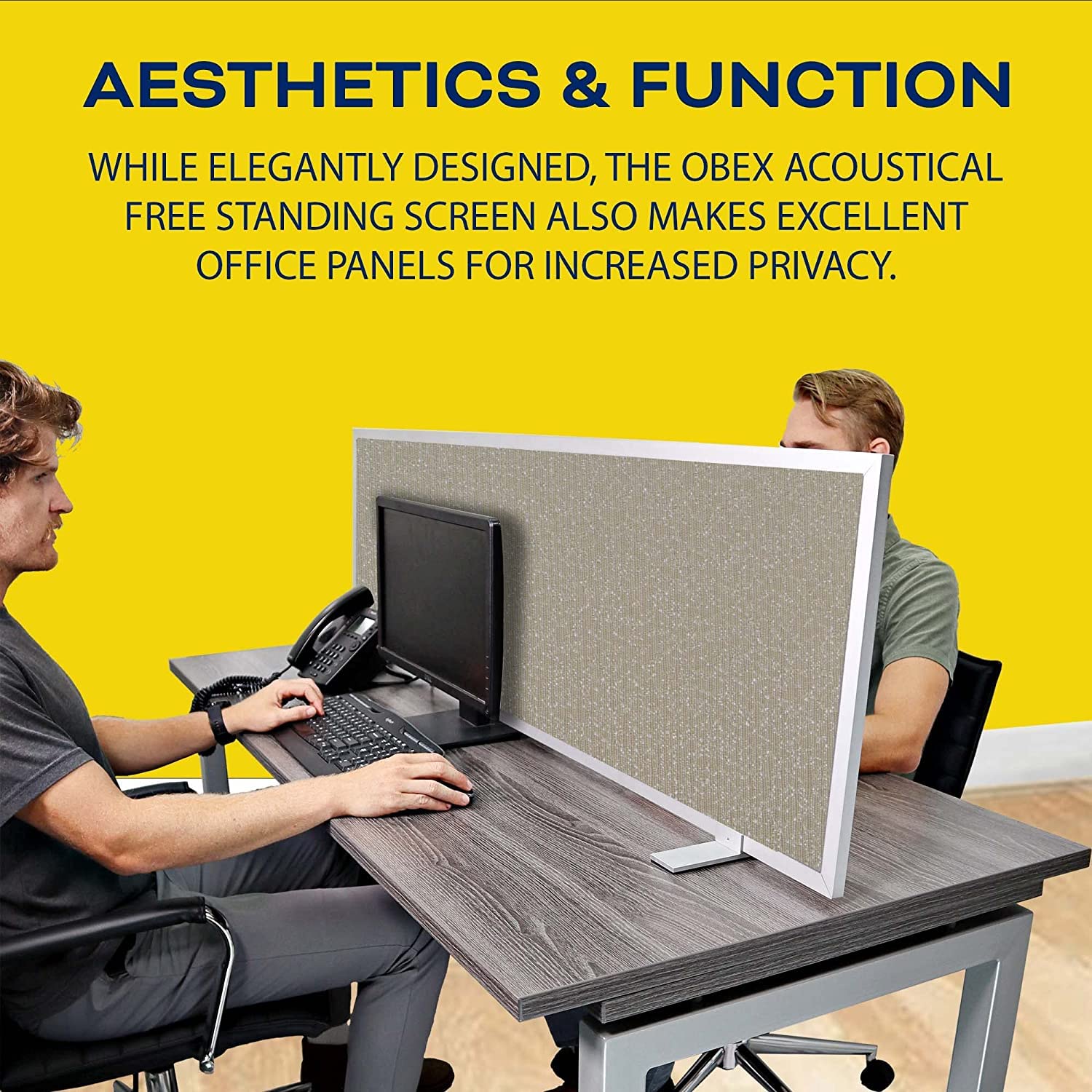 Obex Acoustical Free Standing Privacy Screen - 24
