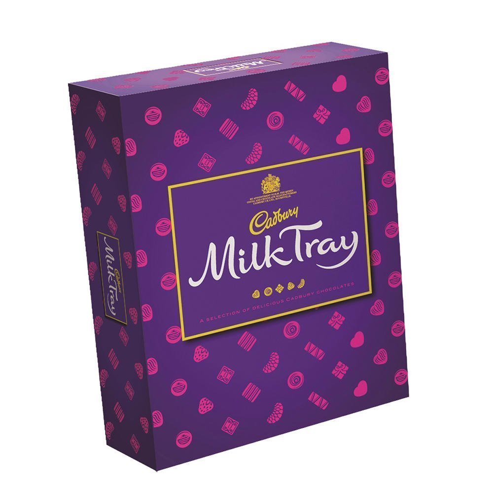 Cadbury's Milk Tray Chocolate Assortment Box - Premium British Chocolate Gift for Holidays, Birthdays & Special Occasions - Perfect for Gifting, Parties & Dessert Platters