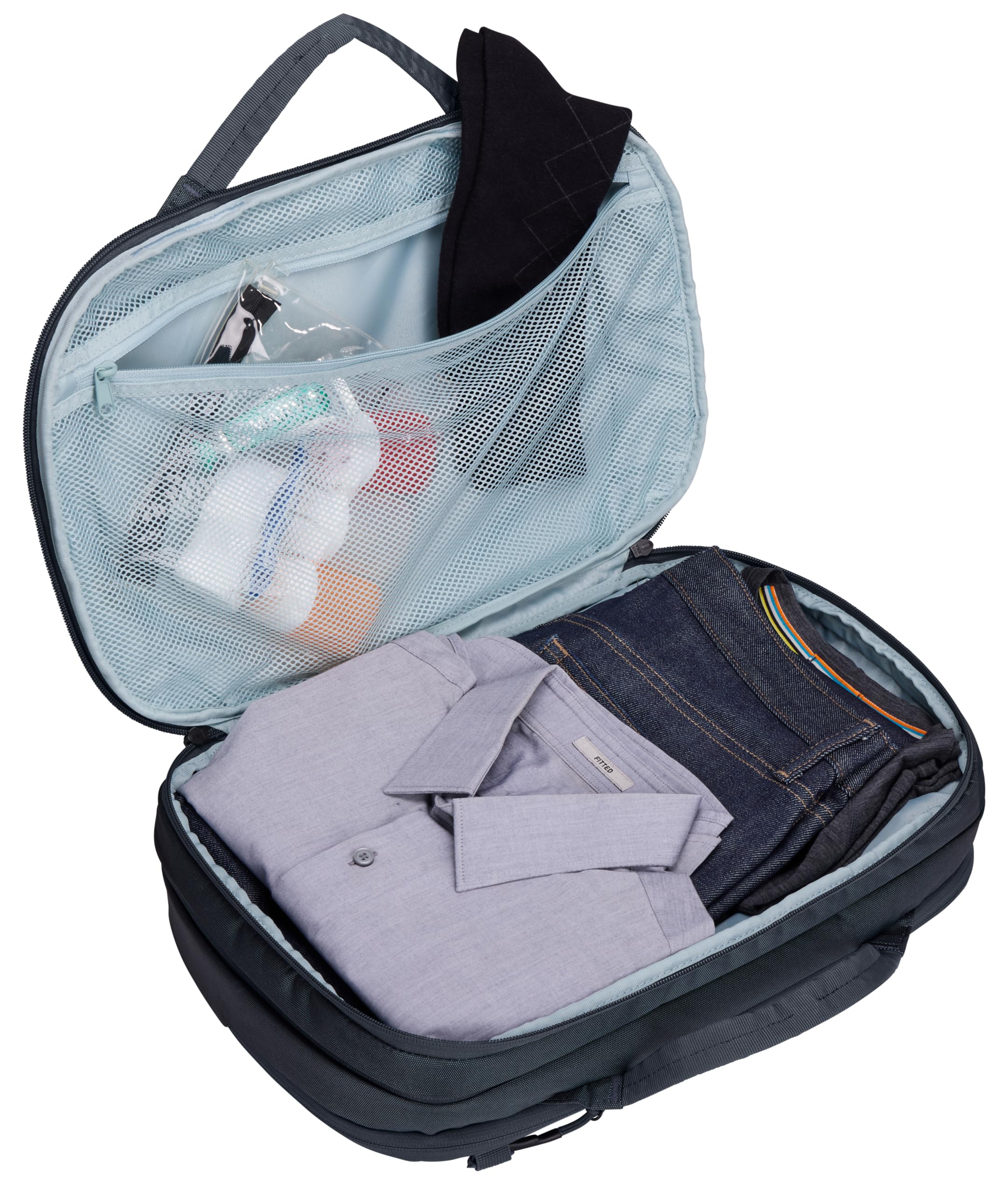 Thule Subterra Hybrid Travel Bag - Durable Carry-On Luggage for Business & Leisure Travel, Dark Slate | Perfect for Weekend Getaways & Business Trips