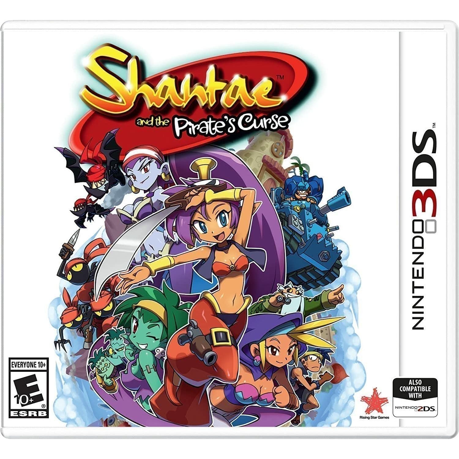 Shantae and the Pirate's Curse - Nintendo 3DS Game (Physical Cartridge in Case) - Adventure Platformer for Handheld Gaming On-The-Go