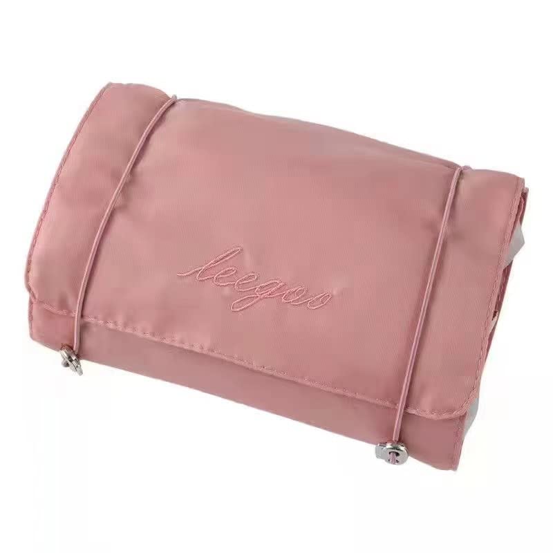 Future TRAND Professional Makeup Brush & Lipstick Organizer - Clear Travel Cosmetic Bag with 4-in-1 Storage (Multicolor) | Perfect for Beauty Professionals, Travel & Daily Makeup Organization