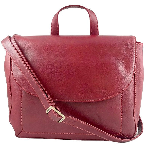 Derek Alexander Leather BRISTOL Convertible Backpack Crossbody Bag for Men & Women - Stylish Travel, Work & Everyday Use