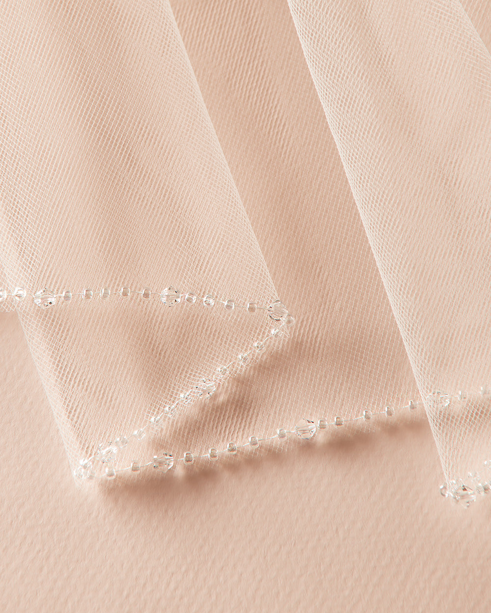 Eden Crystal Wedding Veil - Elegant Bridal Accessory for Ceremony & Photoshoot | Perfect for Church, Beach & Outdoor Weddings