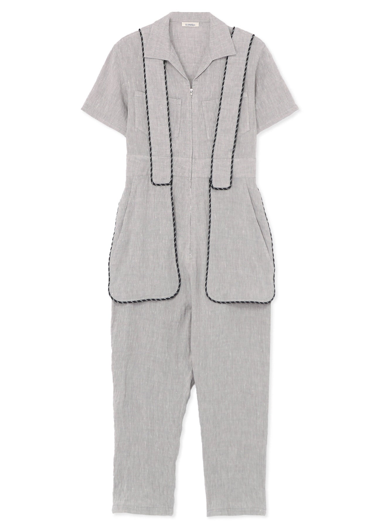 Breathable Linen Rayon Jumpsuit with Multiple Pockets - Comfortable Summer Romper for Women, Casual Outfit for Beach, Travel & Everyday Wear