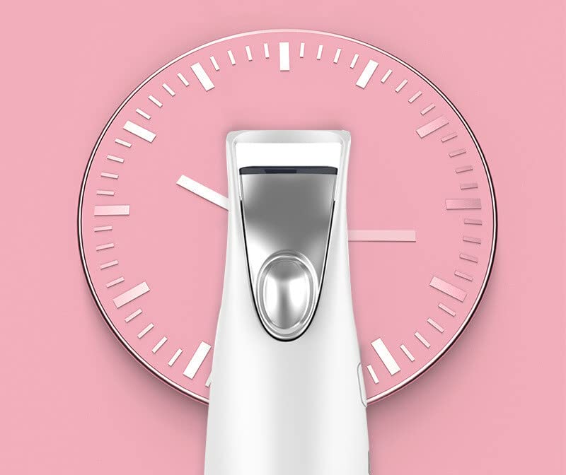 Rechargeable Electric Eyelash Curler - Portable Heated Eyelash Curling Tool with Long-Lasting Battery for Natural Curled Lashes | Perfect for Home Use, Travel & Professional Makeup Application