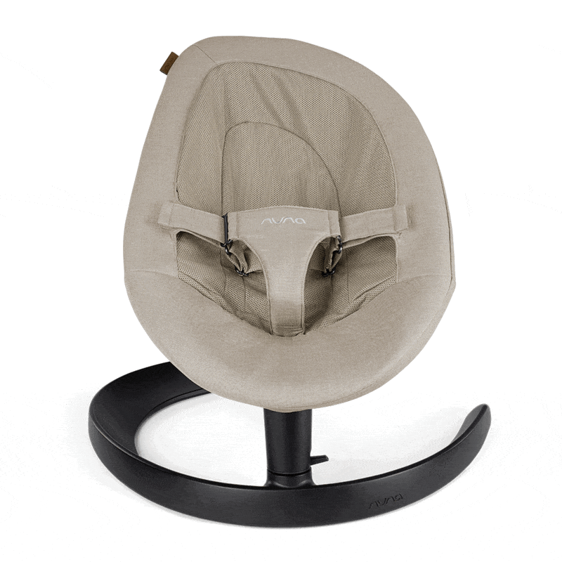 Nuna Leaf Grow Baby Swing with Toy Bar - Adjustable Infant Seat for Newborns to Toddlers - Perfect for Nursery, Living Room & Outdoor Use