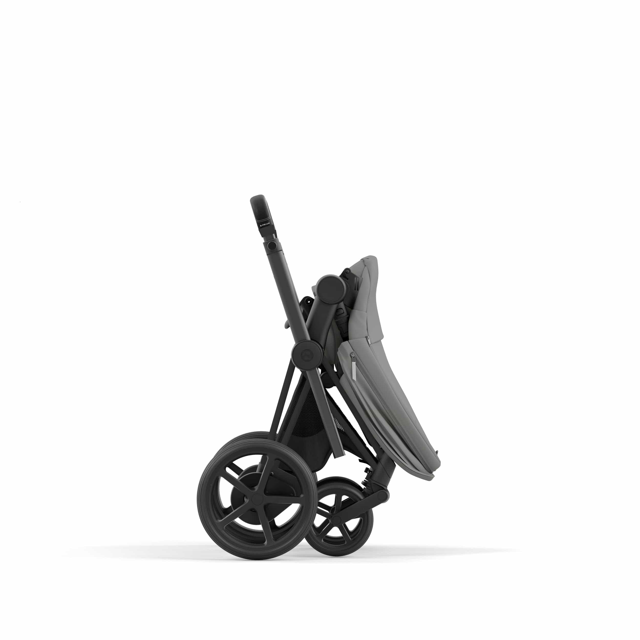 Cybex ePriam 2 Complete Stroller in Matte Black - Premium Baby Stroller with Adjustable Seat & Large Storage Basket | Perfect for Urban Walks, Shopping & Travel