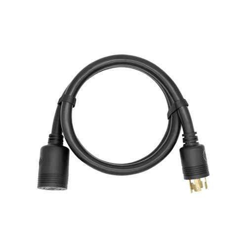 EcoFlow NEMA L14-30R to L14-30P Generator Power Cord 1.5m (5ft) - Heavy Duty 30 Amp 125/250V for Portable Power Stations & Solar Generators - Perfect for RV Camping, Home Backup & Outdoor Power Needs