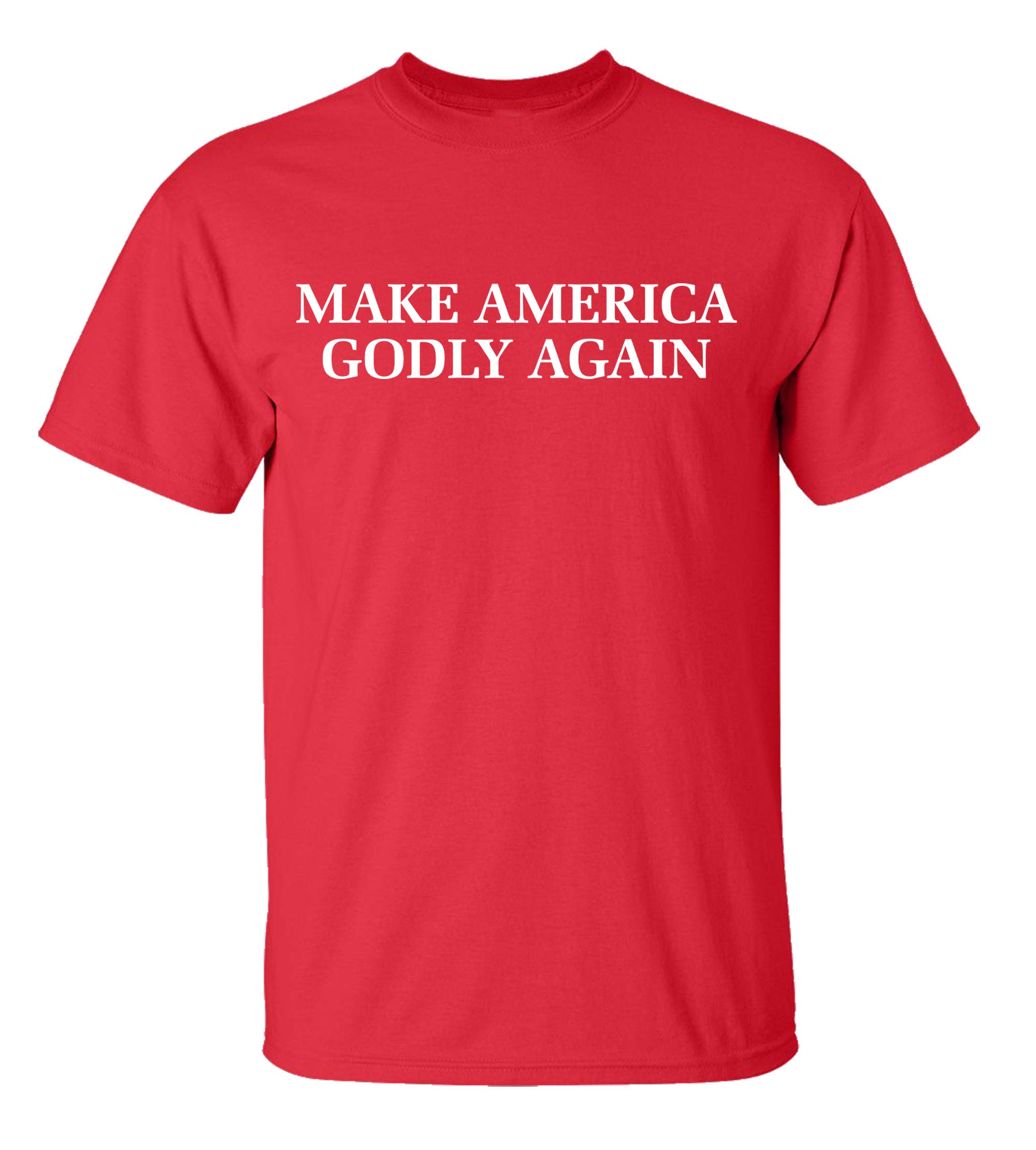 Christian Make America Godly Again T-Shirt - Patriotic Religious Short Sleeve Tee for Men & Women - Perfect for Church, Political Rallies & Everyday Wear