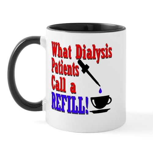 White/Black Inside - Dialysis Refill Mug