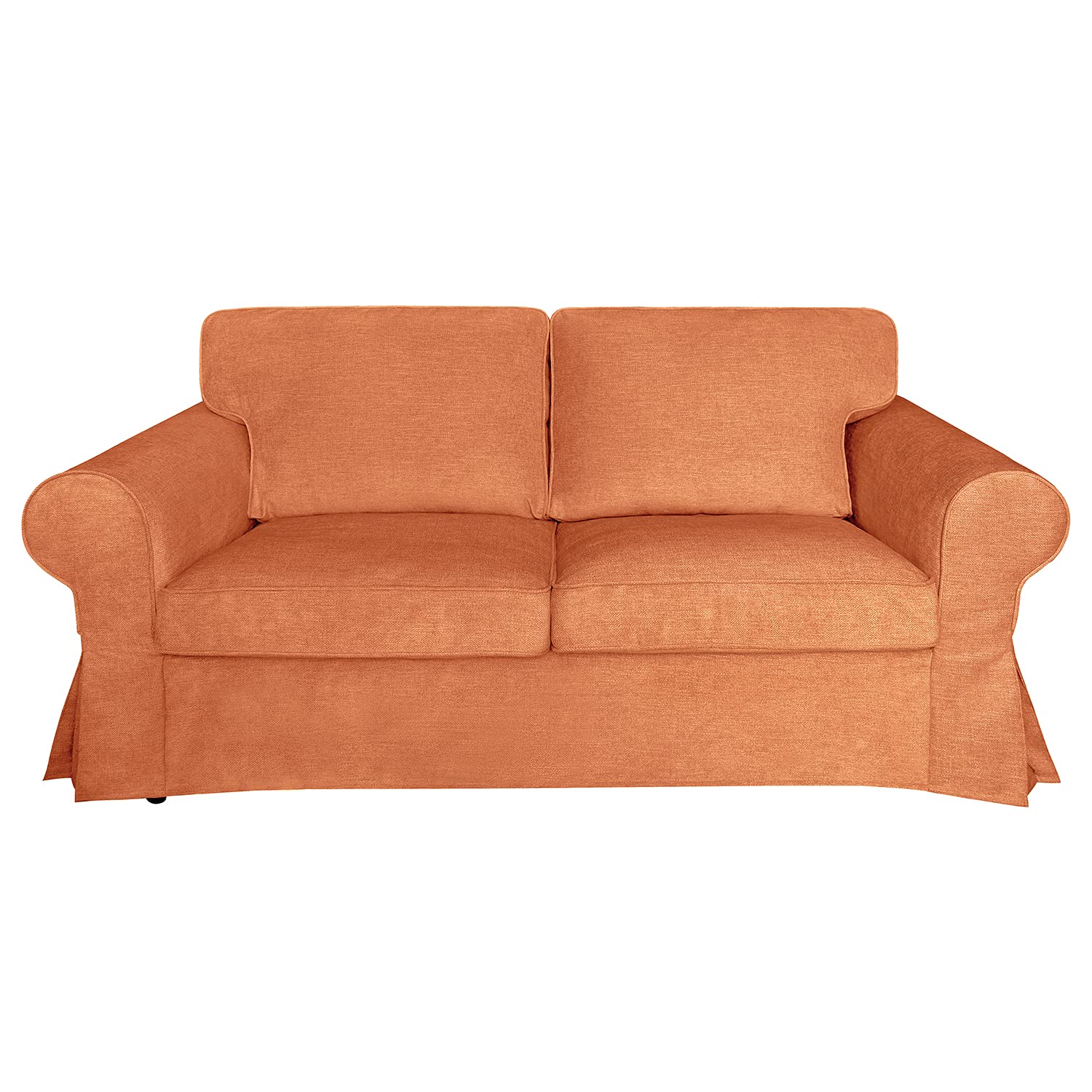 CRIUSJA Sofa Slipcover for IKEA Ektorp Loveseat - Stretchable 2-Cushion Couch Cover with Matching Pillow Covers - Washable Fabric Protector for Living Room Furniture (8018-8, Loveseat) - Perfect for Pet Owners & Family Gatherings