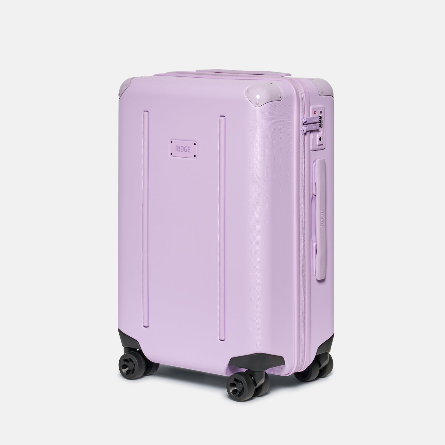 The Ridge Carry On Luggage - Lightweight Expandable Suitcase with 360° Spinner Wheels, TSA Lock & Lavender Color - Perfect for Business Travel & Weekend Getaways