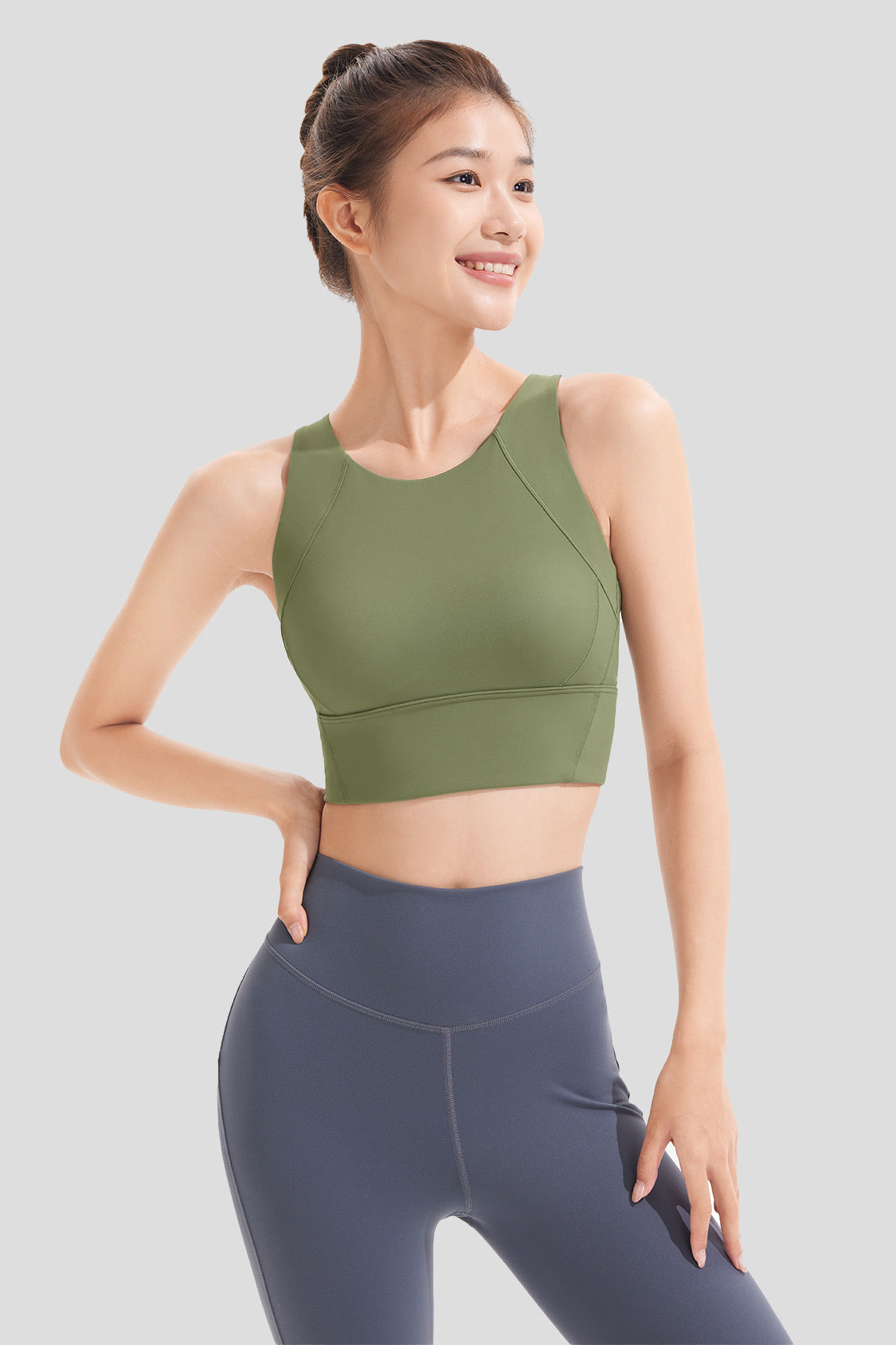 Simple's Oxygen UPF50+ Women's Sports Bra - High Support Workout Top for Running, Yoga & Gym - Moisture Wicking & Breathable Activewear