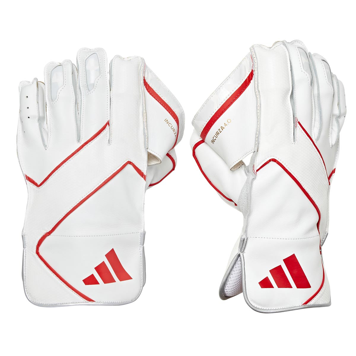 Adidas Incurza 4.0 Cricket Wicketkeeping Gloves - Premium Leather Wicket Keeper Gloves for Men - Perfect for Professional Matches & Practice Sessions