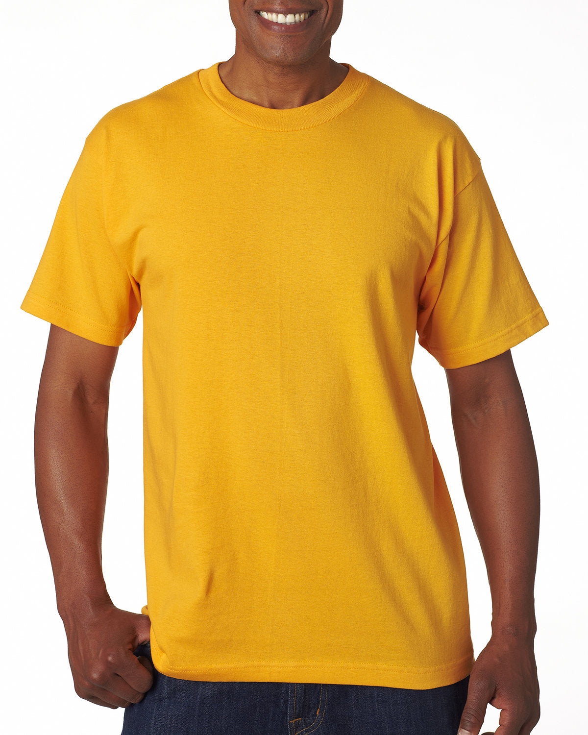 Bayside BA5100 Men's 100% Cotton T-Shirt 6.1 oz - Soft Comfortable Crew Neck Tee for Casual Wear, Gym & Everyday Outfits