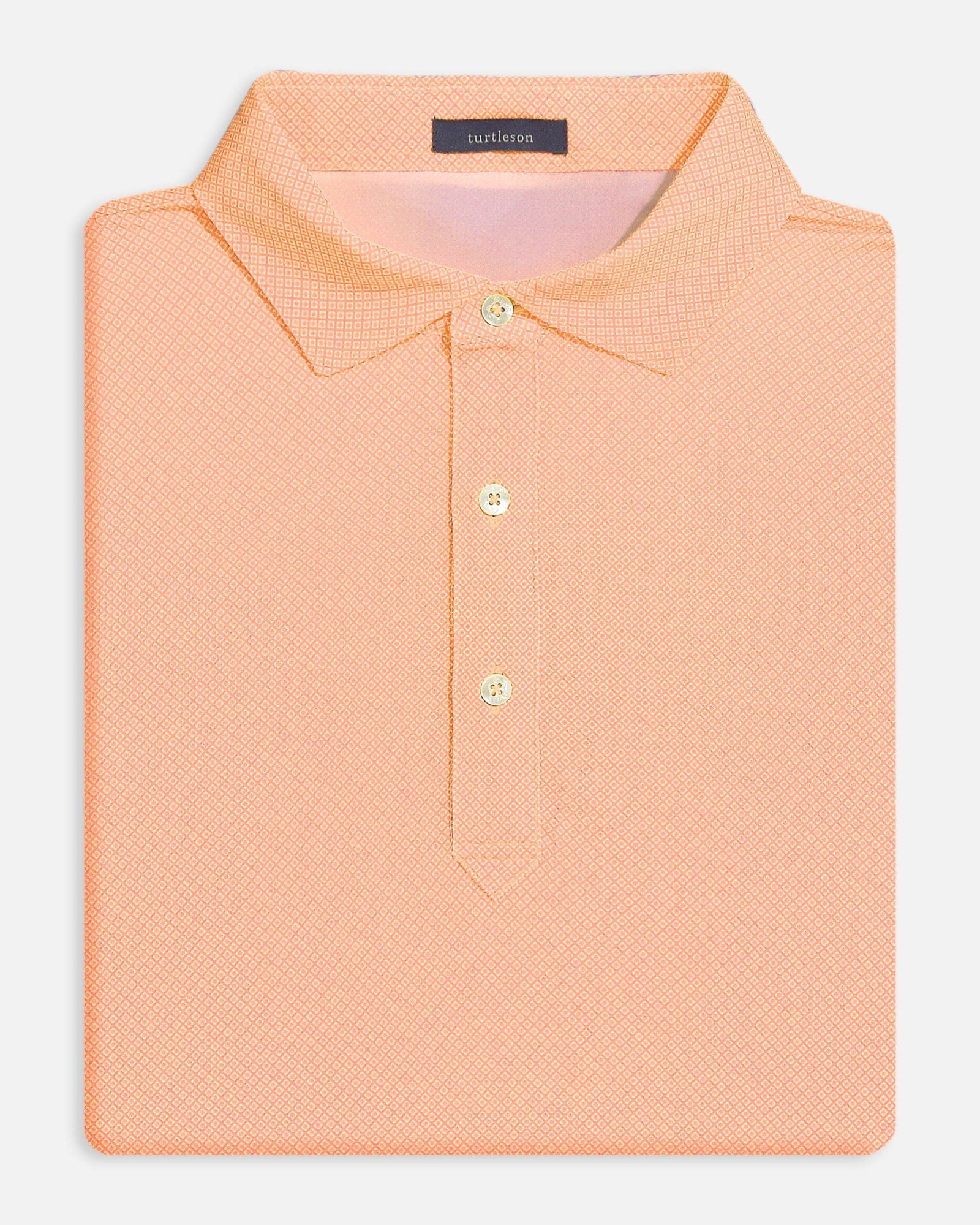Clarence Men's Mini Diamond Jacquard Performance Polo Shirt - Moisture Wicking & Breathable for Golf, Tennis & Business Casual Wear