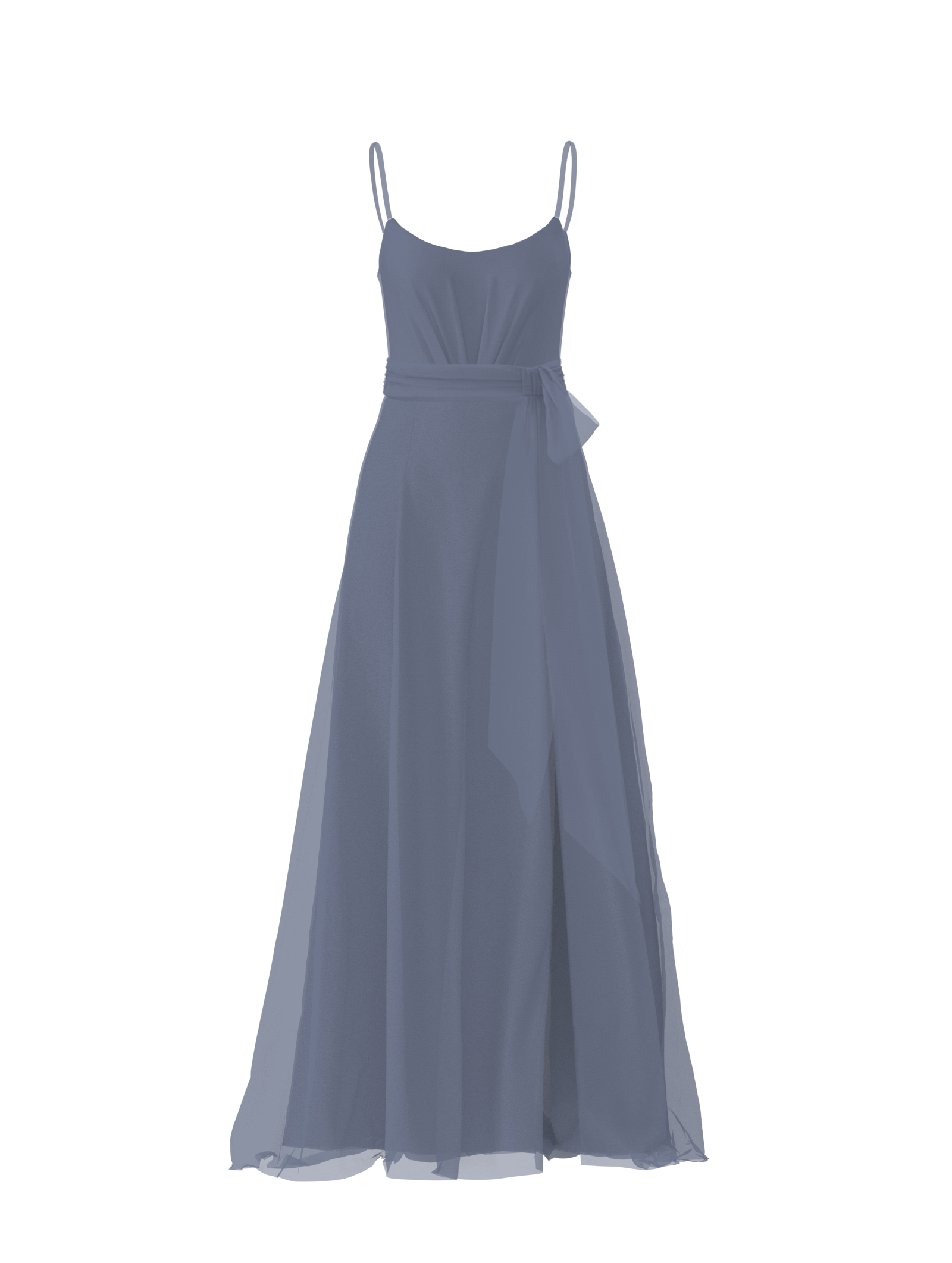 Campbell Bodice & Arabella Skirt with Sash Belt in Slate - Perfect for Renaissance Fairs, Cosplay, and Themed Parties
