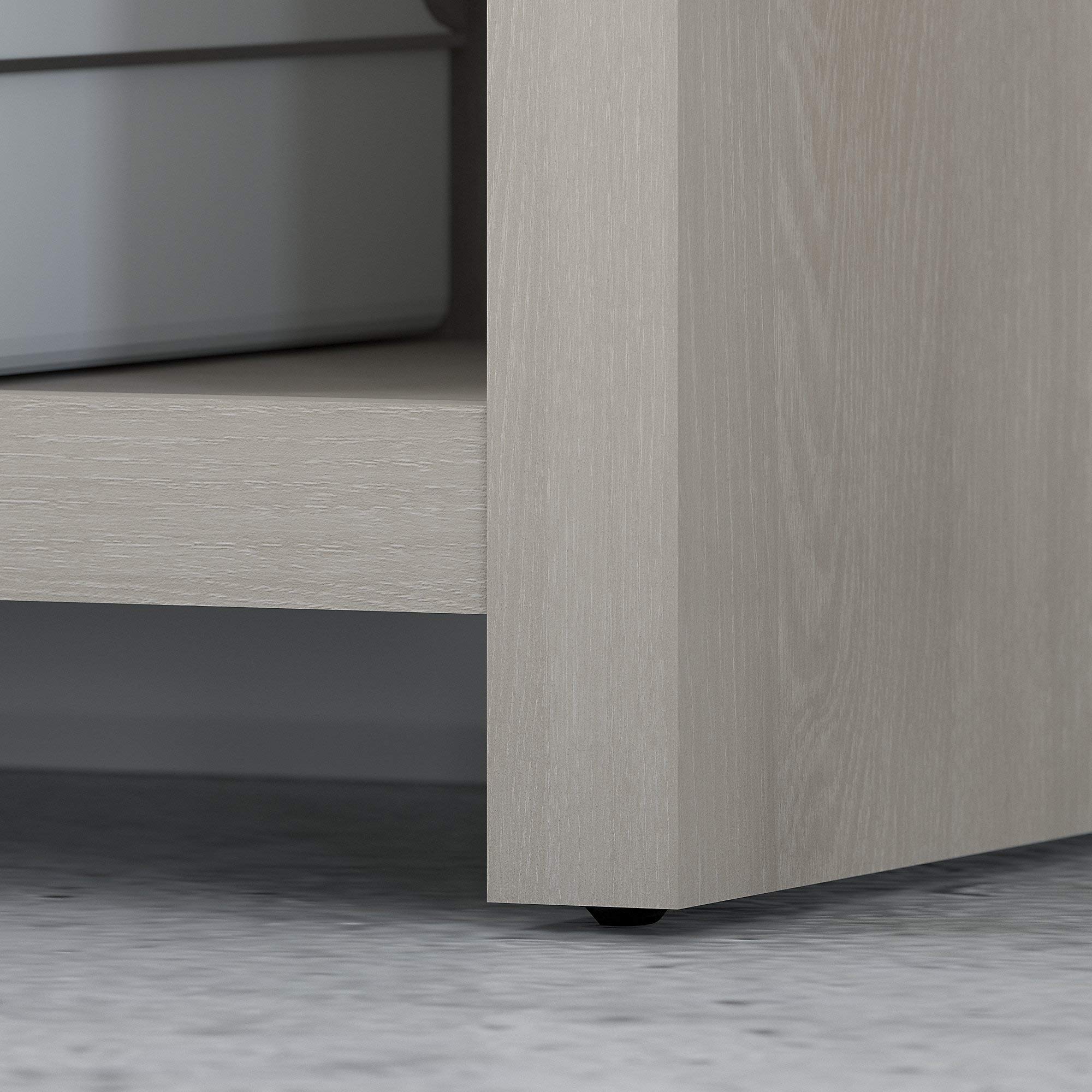 Bush Business Furniture Echo 56W Craft Table - Gray Sand Finish for Home Office, Craft Room & DIY Projects | Durable Work Surface for Sewing, Scrapbooking & Art Studios