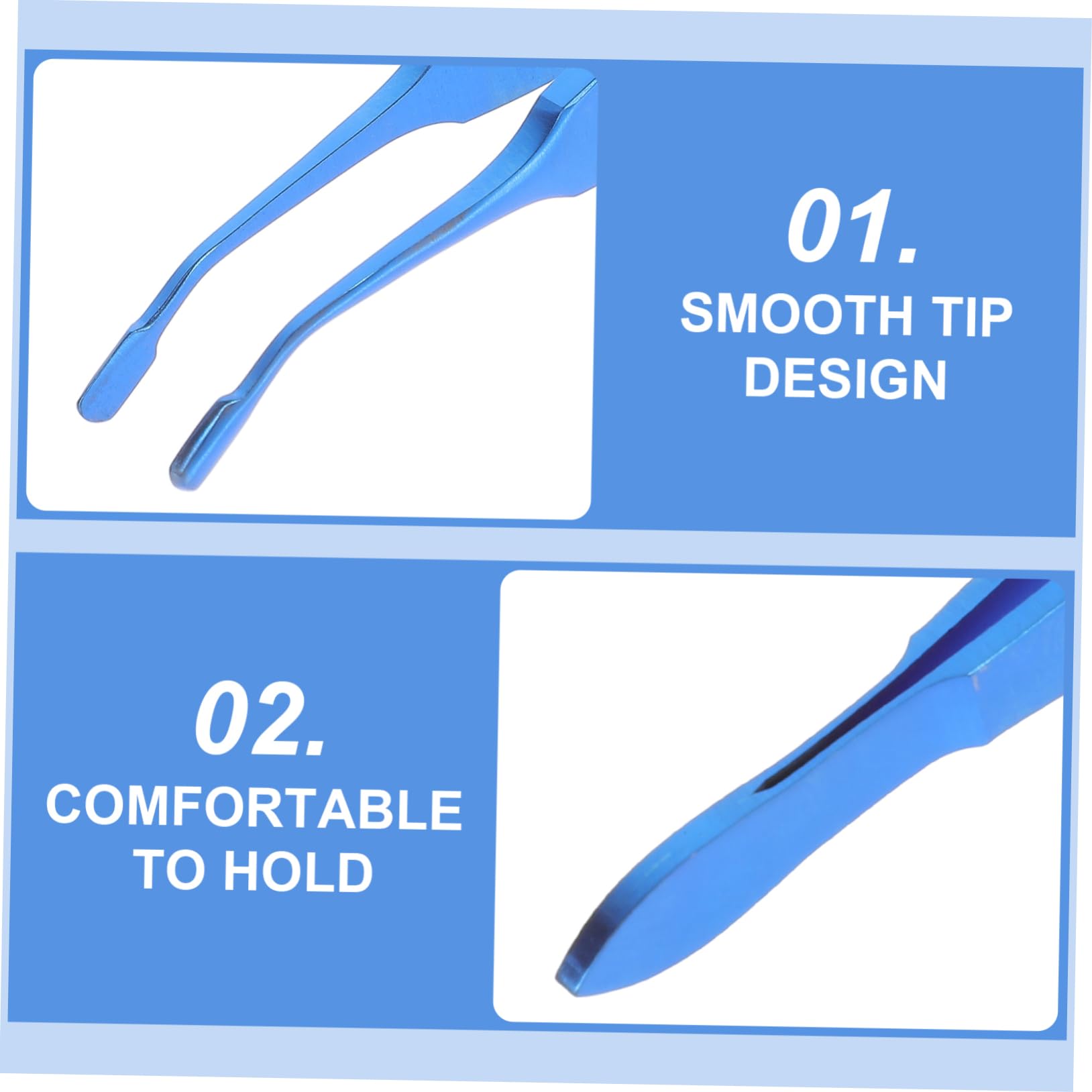 Professional MAGICLULU Metal Eyelid Massage Tweezer - Meibomian Gland Squeezing Tool for Eyecare & Beauty | Perfect for Spa, Salon, and Home Use