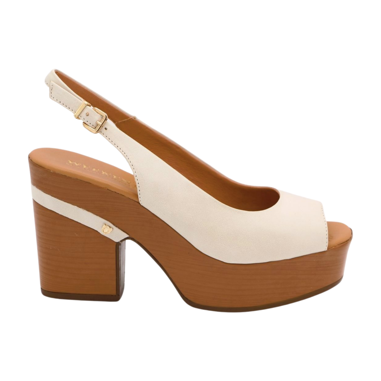 PEDRO MIRALLES TUZLA Women's Chunky Platform Sandals - Off White Genuine Leather Summer Shoes for Casual Outings & Beach Vacations